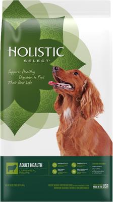 Show full view: Holistic Select Adult Health Lamb Meal Recipe Dry Dog Food, 30-lb bag slide 1 of 13