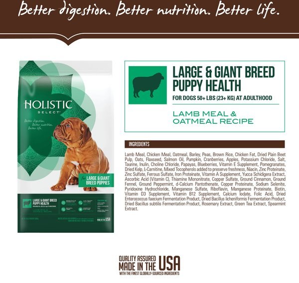 Canine Caviar Holistic Large Breed Puppy Lamb Dry Dog Food