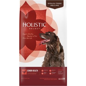 Holistic Select Senior Health Chicken Meal & Lentils Recipe Dry Dog Food, 24-lb bag