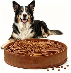 HOMAGICO Interactive Snuffle Dog & Cat Feeding Mat, 20 x 2-in, Brown
