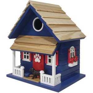 Home Bazaar Bow Wow Birdhouse, Navy