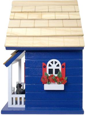 Show full view: Home Bazaar Bow Wow Birdhouse, Navy slide 5 of 8
