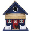 Show in main carousel: Home Bazaar Bow Wow Birdhouse, Navy slide 2 of 8