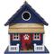 Show in main carousel: Home Bazaar Bow Wow Birdhouse, Navy slide 2 of 8