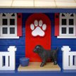 Show in main carousel: Home Bazaar Bow Wow Birdhouse, Navy slide 7 of 8