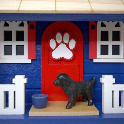 Show full view: Home Bazaar Bow Wow Birdhouse, Navy slide 7 of 8