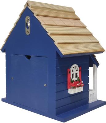 Show full view: Home Bazaar Bow Wow Birdhouse, Navy slide 4 of 8