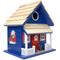 Show in main carousel: Home Bazaar Bow Wow Birdhouse, Navy slide 3 of 8