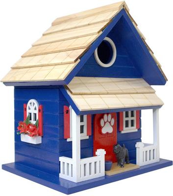 Show full view: Home Bazaar Bow Wow Birdhouse, Navy slide 3 of 8