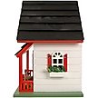 Show in main carousel: Home Bazaar Bow Wow Birdhouse, Red/White slide 4 of 9