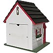 Show in main carousel: Home Bazaar Bow Wow Birdhouse, Red/White slide 6 of 9