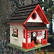 Show in main carousel: Home Bazaar Bow Wow Birdhouse, Red/White slide 9 of 9