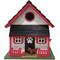 Show in main carousel: Home Bazaar Bow Wow Birdhouse, Red/White slide 2 of 9