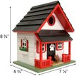 Show in main carousel: Home Bazaar Bow Wow Birdhouse, Red/White slide 5 of 9