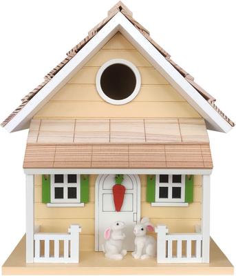 Show full view: Home Bazaar Bunny House Birdhouse, Yellow slide 2 of 9