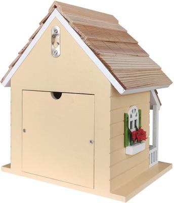 Show full view: Home Bazaar Bunny House Birdhouse, Yellow slide 6 of 9