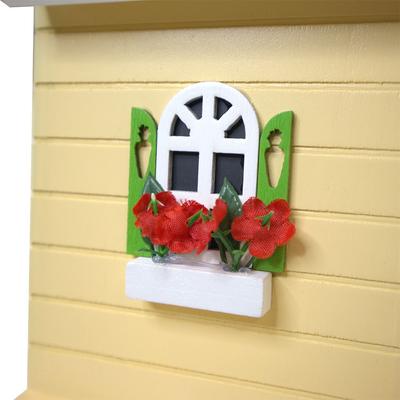 Show full view: Home Bazaar Bunny House Birdhouse, Yellow slide 5 of 9