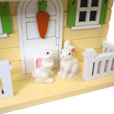 Show full view: Home Bazaar Bunny House Birdhouse, Yellow slide 8 of 9