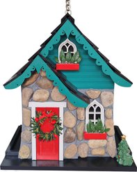 Home Bazaar Charlevoix Stone Christmas Wild Bird Feeder