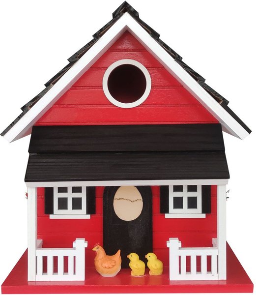 Show full view: Home Bazaar Hen House Birdhouse, Red slide 2 of 8