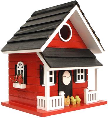 Show full view: Home Bazaar Hen House Birdhouse, Red slide 3 of 8
