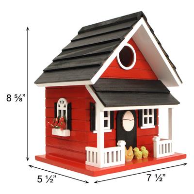 Show full view: Home Bazaar Hen House Birdhouse, Red slide 6 of 8