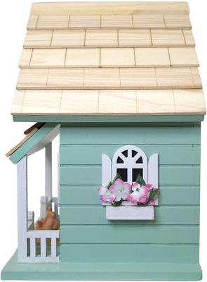 Show full view: Home Bazaar Kitty Cottage Birdhouse, Green slide 4 of 9