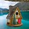 Show in main carousel: Home Bazaar Pinecrest Cottage Birdhouse slide 6 of 7