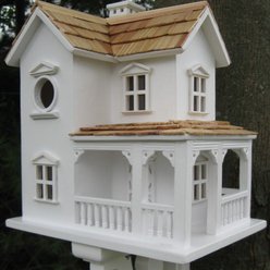 Home Bazaar Prairie Farmhouse Birdhouse slide 2 of 3