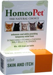 HomeoPet Feline Skin & Itch Cat Supplement, 450 drops & HomeoPet Feline WRM Clear Cat Supplement, 450 drops slide 2 of 3