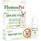 HomeoPet Feline Skin & Itch Cat Supplement, 450 drops