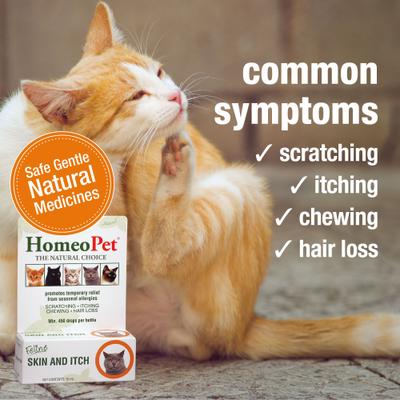 Show full view: HomeoPet Feline Skin & Itch Cat Supplement, 450 drops slide 4 of 10