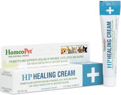 HomeoPet HP Healing Cream for Dogs, Cats, Birds & Small Pets, 4-fl oz bottle