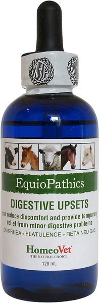 HomeoVet EquioPathics Digestive Upsets Liquid Farm Animal & Horse Supplement
