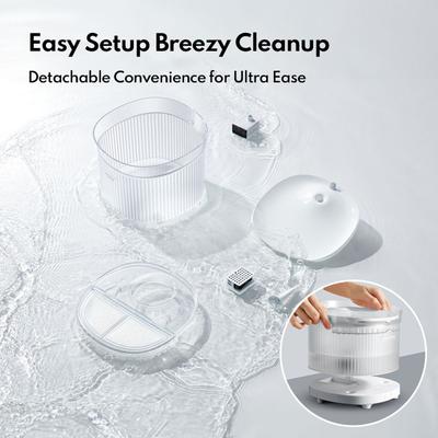 Show full view: HomeRunPet BF10 Wireless Dog & Cat Water Fountain, 2-L, White slide 5 of 6