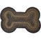 Show in main carousel: Homespice Bone Shaped Ultra Durable Braided Dog & Cat Placemat, Black Forest, 25 x 39 in slide 1 of 4
