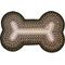 Show in main carousel: Homespice Bone Shaped Ultra Durable Braided Dog & Cat Placemat, Black Mist, 25 x 39 in slide 1 of 3