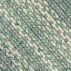 Homespice Bone Shaped Ultra Durable Braided Dog & Cat Placemat, Green, 25 x 39 in slide 2 of 4