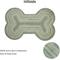 Show in main carousel: Homespice Bone Shaped Ultra Durable Braided Dog & Cat Placemat, Green, 25 x 39 in slide 3 of 4