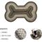Show in main carousel: Homespice Bone Shaped Ultra Durable Braided Dog & Cat Placemat, Grey, 25 x 39 in slide 4 of 4