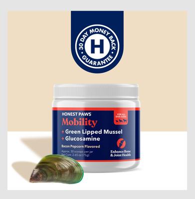 Show full view: Honest Paws Hip & Joint Dog Supplement, 75-g jar slide 10 of 11