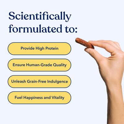 Show full view: Honest Paws Jerky Bites Beef Flavor Grain-Free Jerky Dog Treats, 7.8-oz bag slide 3 of 12