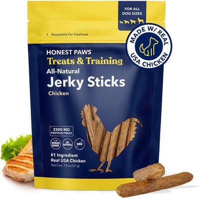 Honest Paws Honest Paws Jerky Sticks Chicken Flavor Grain-Free Jerky Dog Treats, 7.8-oz bag