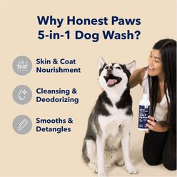 Honest Paws Nourising Skin & Coat Dog Shampoo & Conditioner, 16-fl oz bottle slide 2 of 7