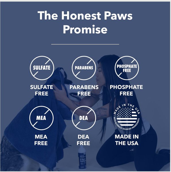 Show full view: Honest Paws Nourising Skin & Coat Dog Shampoo & Conditioner, 16-fl oz bottle slide 7 of 7