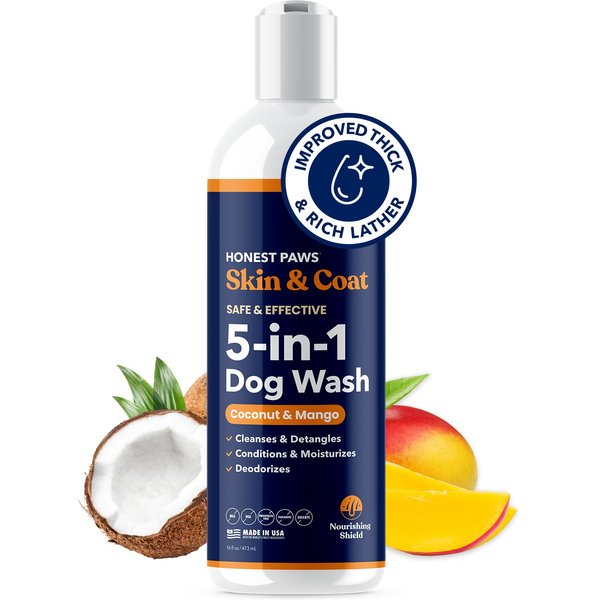Honest Paws Skin & Coat Mandarin & Berry Dog Conditioner