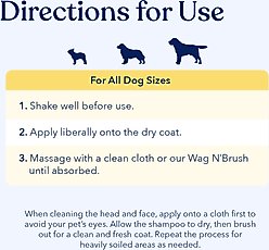 Honest Paws Skin & Coat Coconut & Mango Dog Dry Shampoo, 8-fl oz bottle slide 2 of 9