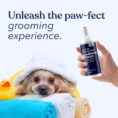 Show full view: Honest Paws Skin & Coat Mandarin & Berry Dog Conditioner, 8-fl oz bottle slide 5 of 8