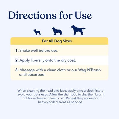 Show full view: Honest Paws Skin & Coat Mandarin & Berry Dog Dry Shampoo, 8-fl oz bottle slide 4 of 9