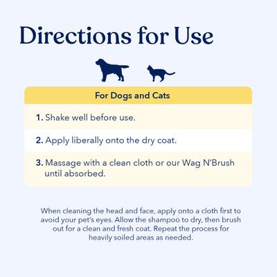 Show full view: Honest Paws Skin & Coat Oatmeal & Lavender Dog Dry Shampoo, 8-fl oz bottle slide 10 of 10